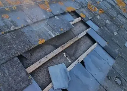 Before Slate Roof Repairs Southampton — CMW Roofing