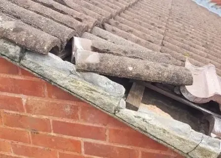 Before Hampshire Roof Repairs — CMW Roofing